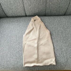 Zara Beige Halter Top